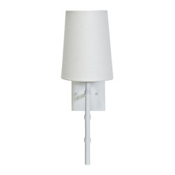 Worlds Away Molly White Wall Sconce - Wall Sconces