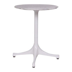 Stilnovo - Swag Marble Table, White - Side Tables And End Tables