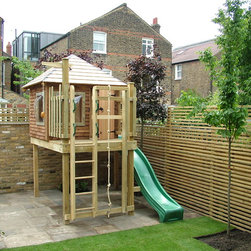 A raised playhouse - Outdoor Playhouses