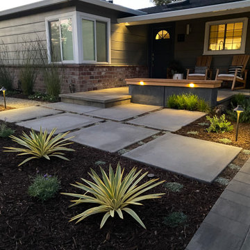 Modern Update to a Ranch Style Orinda Home Landscape