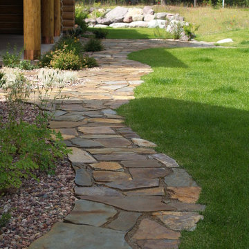 Pritchard flagstone walkway