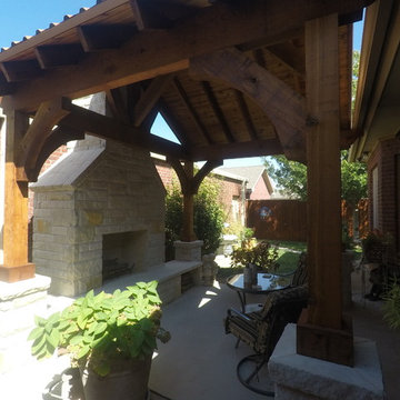Cozy Pavilion with Fireplace