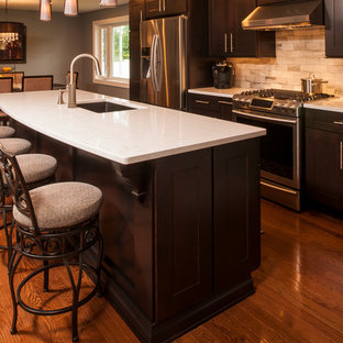 Ideas para cocinas | Fotos de cocinas en colores madera abiertas