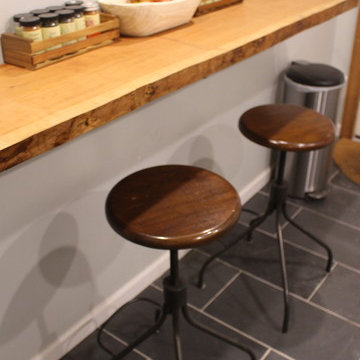 Kitchen Live Edge Breakfast Bar