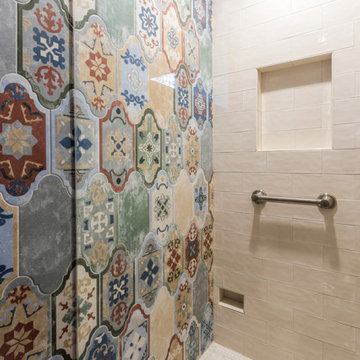 Italian Style Lower Level Bathroom