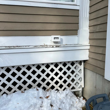 Outdoor power added where the homeowner needed it