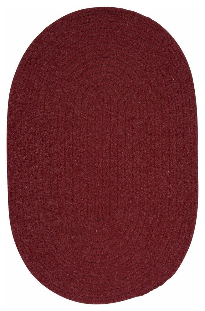 Colonial Mills Bristol WL52 Holly Berry Traditional Area Rug, 10'x13 ...