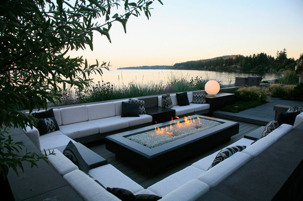 Современный Дворик Contemporary Patio