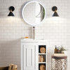 24" Modern Glossy White Freestanding Single Sink Bathroom Vanity