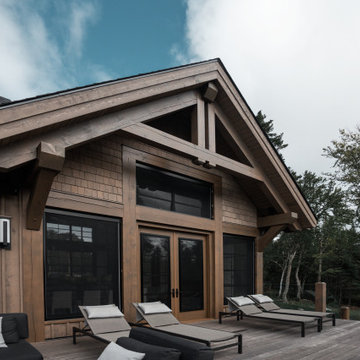 Timber frame - St-Donat
