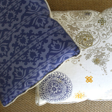 Mandala and Classic Stripe prints