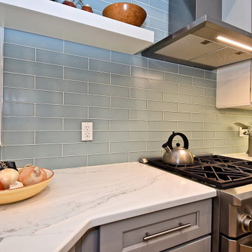 Title: Contemporary Kitchen & Custom Stone Feature Wall