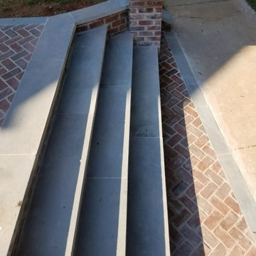 BRICK AND BLUESTONE WALKWAY AND ENTRANCE