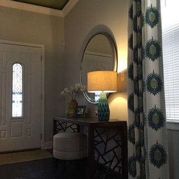 Teal Family Room