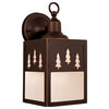Vaxcel - Yosemite 1-Light Outdoor Wall Sconce in Rustic and Lantern Style 11.25