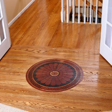 Master bed room entry "dressed up"