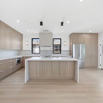 Custom Modern New Construction Home with Mid-Century Rooflines