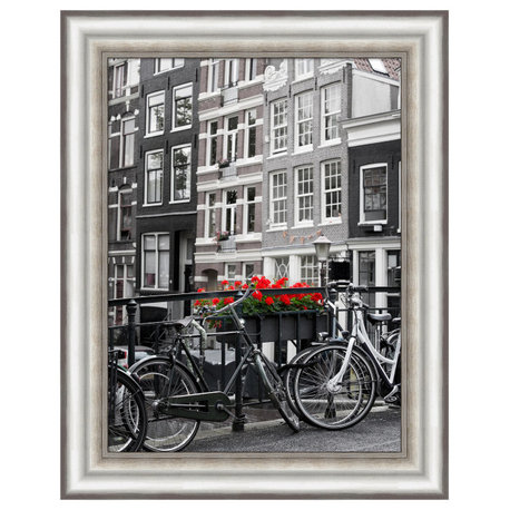 Amanti Art Salon Silver Photo Frame Opening Size 18x24"