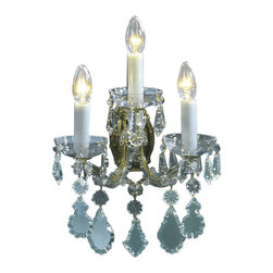 Inviting Home - Maria Theresa Crystal Sconce - Wall Lighting