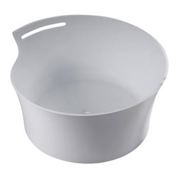 ADM Bathroom Design - ADM Circular Freestanding Bathtub, White, 67.3" - Bathtubs