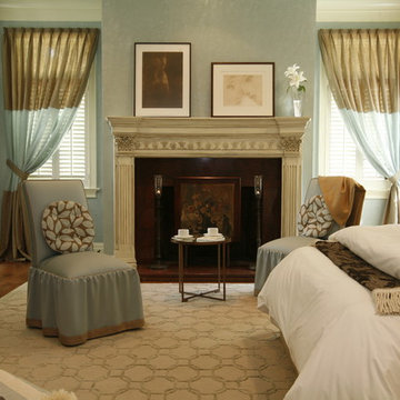 Weston Showhouse: Master bedroom and Bath