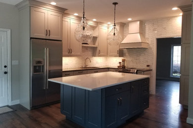 Example of a transitional kitchen design in Other