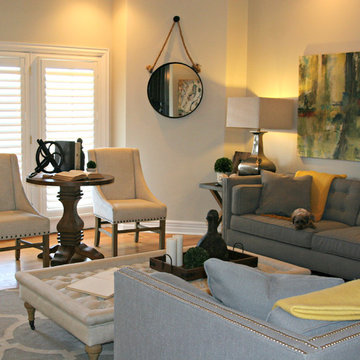 Open Concept Living Dining Area