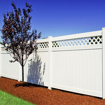 Contemporary Vinyl Fence in NJ