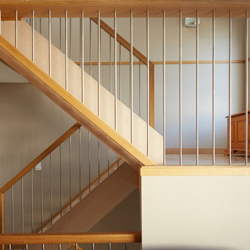 Open Rise White Oak with Stainless Steel