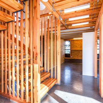 Stair and entry hall.