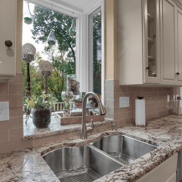 Leathered Blue Dunes Kitchen
