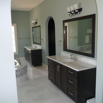 Master Bath, His and Her Vanities