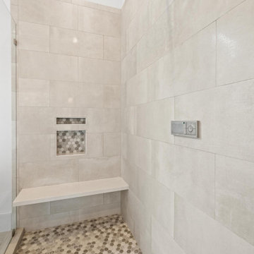 31 - Acadian Southern Master Bathroom Walk-in Shower