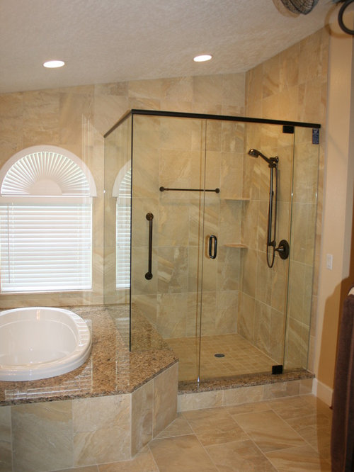 Towel Bar Inside Shower Home Design Ideas, Pictures, Remodel and Decor