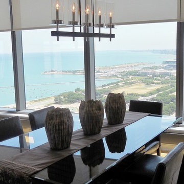 Condominium overlooking Michigan Avenue and Lake Michigan