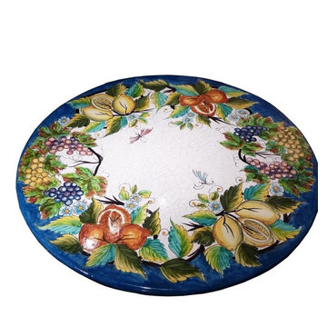 italian handmade & handpainted ceramic table
