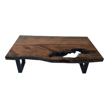 WOODLYNNS EDGE " Live edge slab table and woodwork "