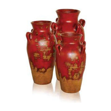 Fair Haven Stoneware Vases, Set of 3