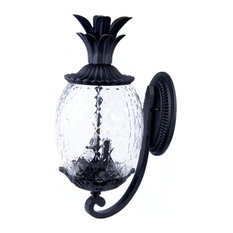 Acclaim Lighting 7501 2 Light 18"H Pineapple Outdoor Wall Sconce - Matte Black