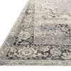 Mika In/out Area Rug by Loloi, Grey / Blue, 6'7"x9'4"