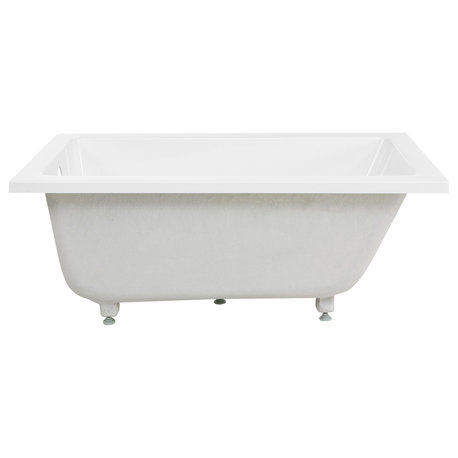 Voltaire 48"x32" Reversible Drain Drop-In Bathtub