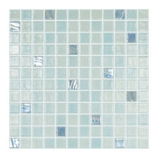 12.5"x12.5" Aquamarine 111, 750 Glass Tile