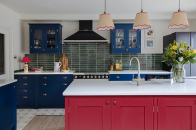 Ornate kitchen photo in London