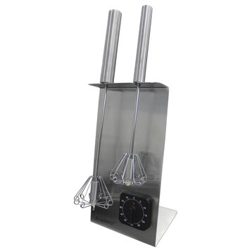 Whisk Stand & Timer Set, Stainless