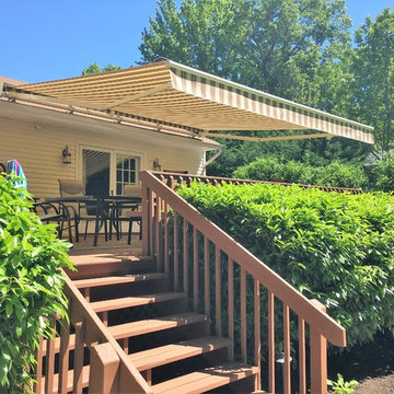 Retractable Awning over Deck