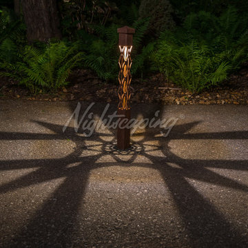 2 Series - CorTen Steel Bollards by Nightscaping USA