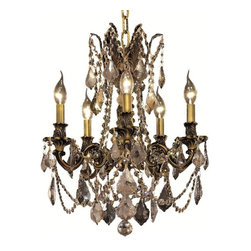Elegant Lighting - Elegant Lighting 9205D18AB-GT/SS Chandelier Rosalia - Chandeliers