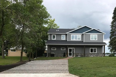 Example of a classic exterior home design in Other