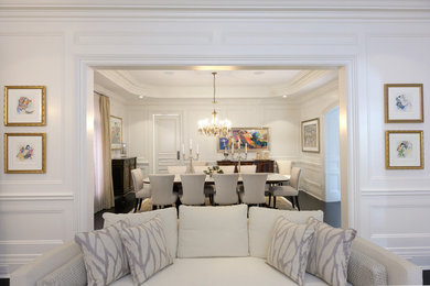 Dining room - eclectic dining room idea in Toronto