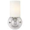 Z-Lite 1 Light Wall Sconce, Brushed Nickel, 2102-1S